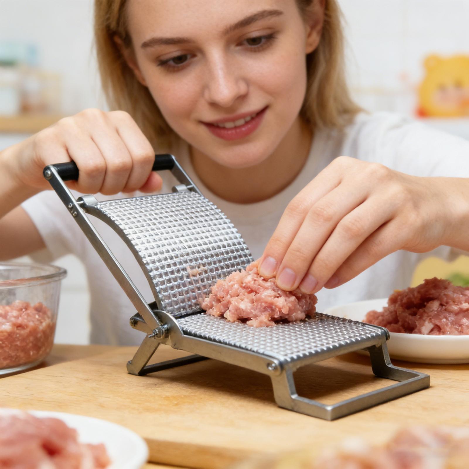 Meal Prep Manual - 고기 연육기 스테인리스 스틸 수동 주방