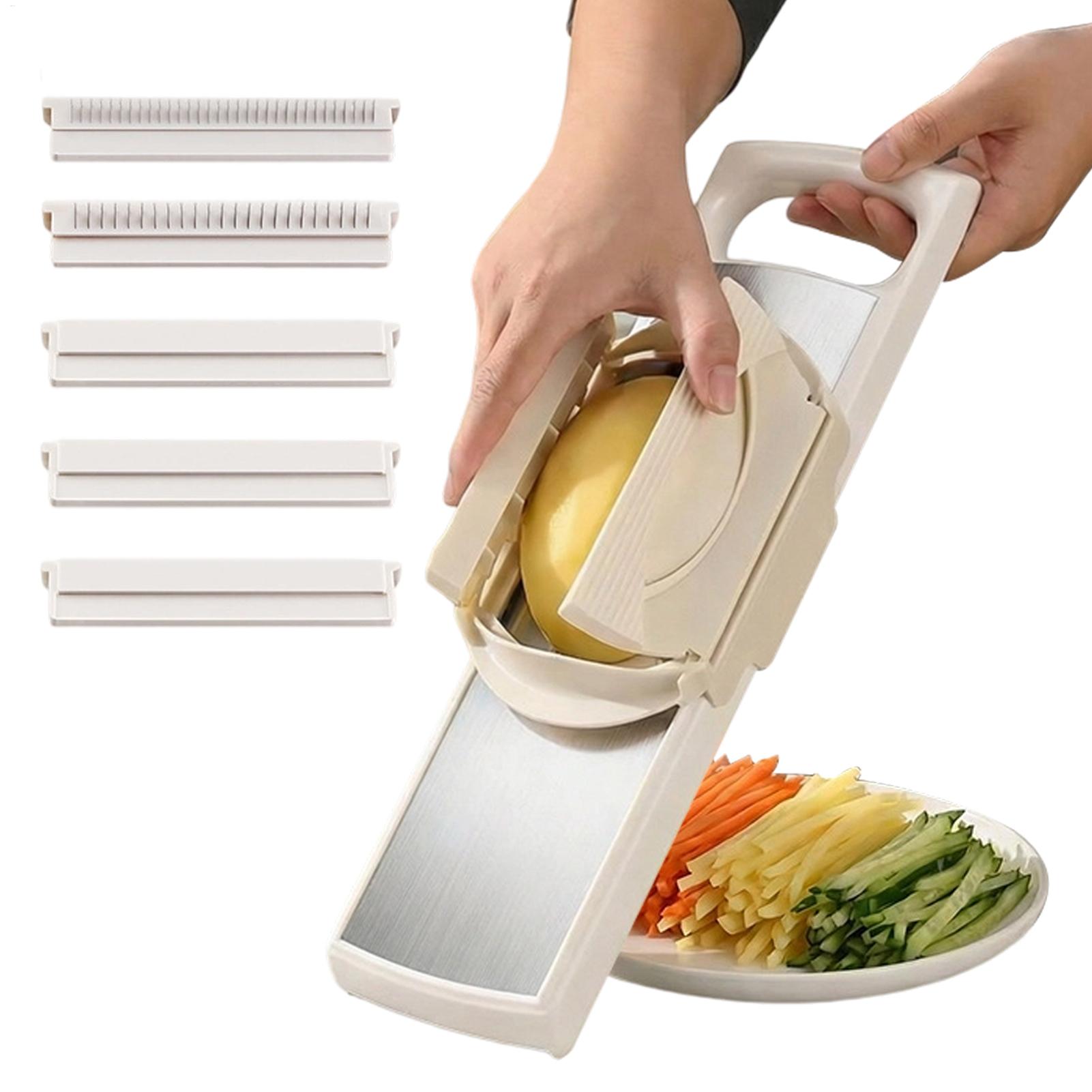Meal Prep Manual - 인체공학적 디자인의 휴대용 야채 커터, 안전한