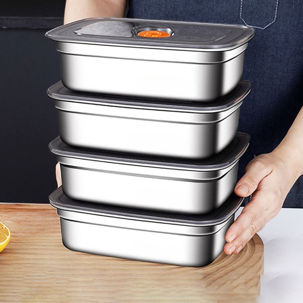 스테인레스 스틸 캠핑 도시락 상자 봉인 된 누출 방지  - Meal Prep Glass Containers 리뷰 및 가격