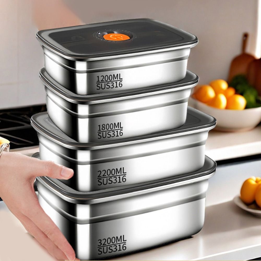 스테인레스 스틸 캠핑 도시락 상자 봉인 된 누출 방지  - Meal Prep Glass Containers 리뷰 및 가격