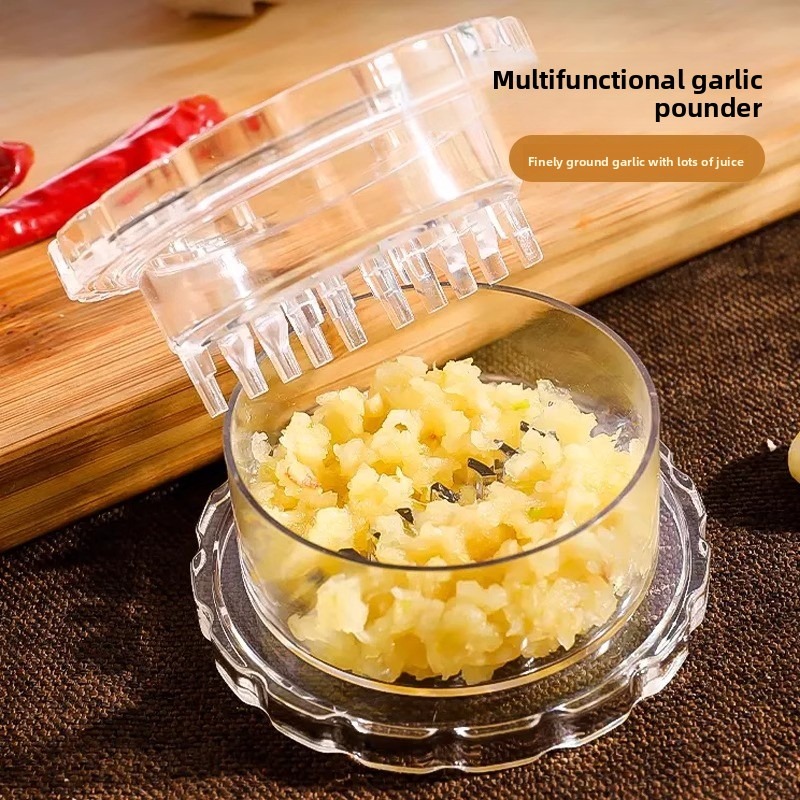수동 마늘 분쇄기, 회전식 마늘 다지기, 이중날 구조, - Meal Prep Manual 리뷰 및 가격