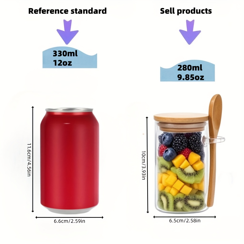 4/8/12개입, 뚜껑이 있는 오트밀 아침식사 컵(9. - Meal Prep Glass Containers 리뷰 및 가격