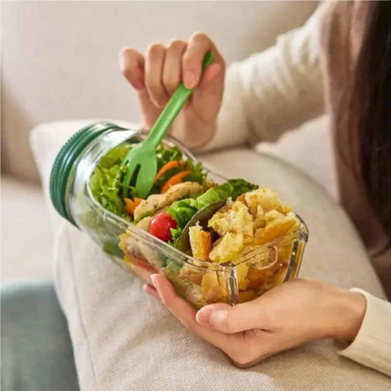 2026 신형 휴대용 플라스틱 샐러드팟 올인원 용기 재 - Meal Prep Glass Containers 리뷰 및 가격