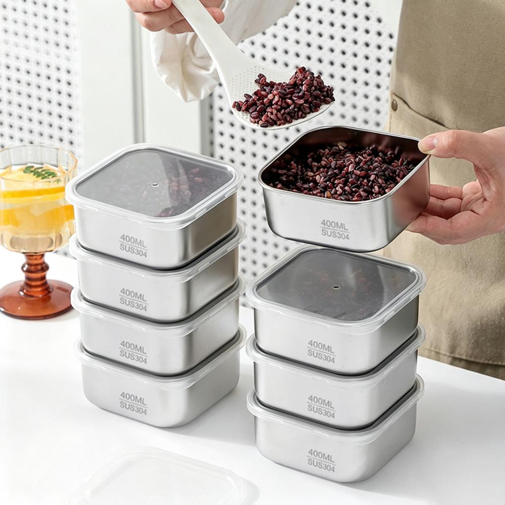 13.5온스 스테인리스 스틸 도시락통, 투명 밀폐 뚜껑 - Meal Prep Diet 리뷰 및 가격