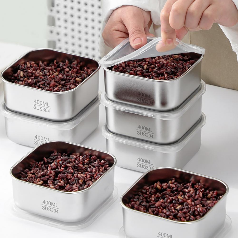 13.5온스 스테인리스 스틸 도시락통, 투명 밀폐 뚜껑 - Meal Prep Diet 리뷰 및 가격