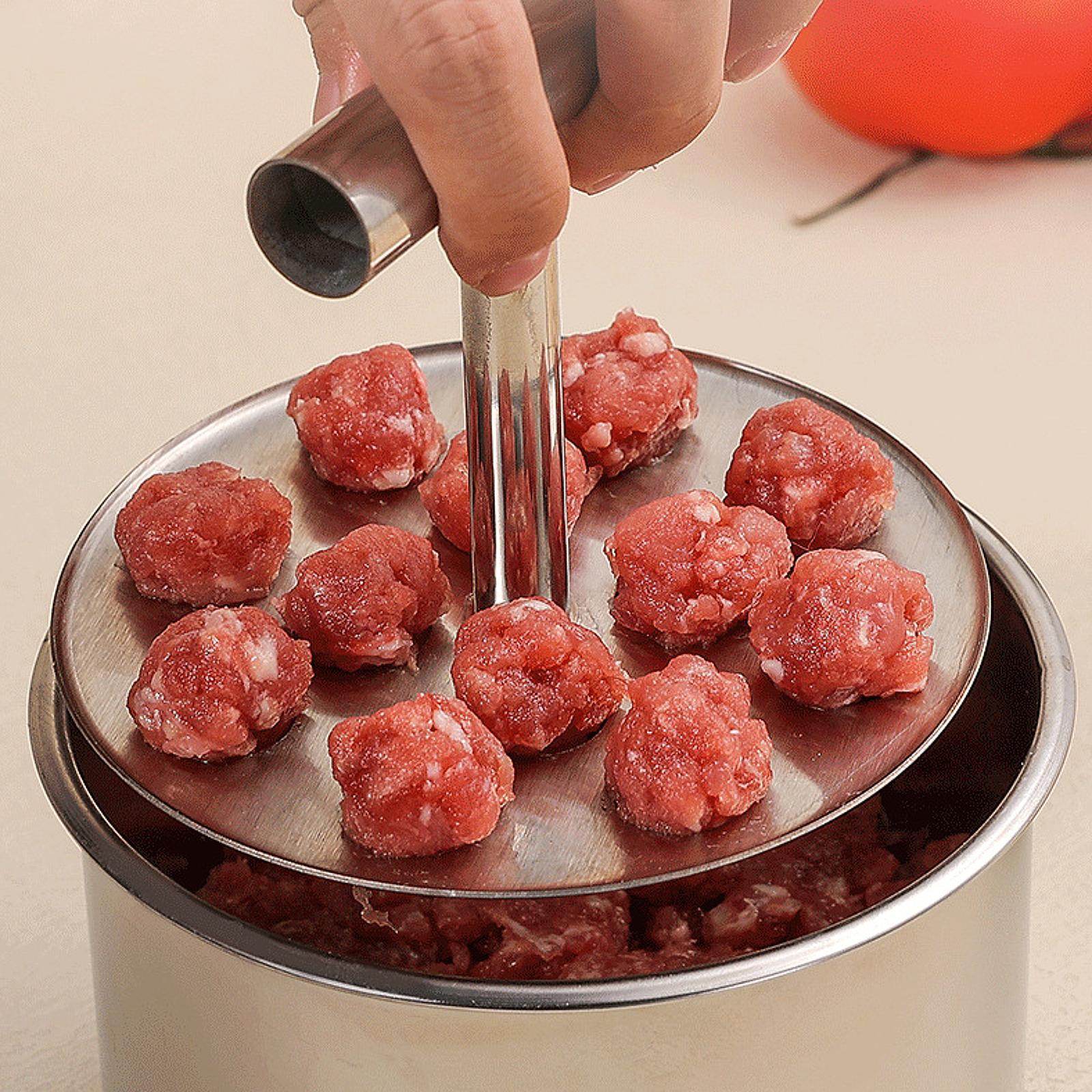 미트볼 제조 도구 스테인리스 스틸 디스펜서 수동 성형기 - Meal Prep Manual 리뷰 및 가격