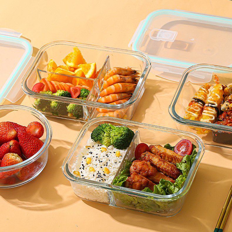 유리 신선도 유지 용기 고붕규산염 내열 전자레인지 도시 - Meal Prep Glass Containers 리뷰 및 가격