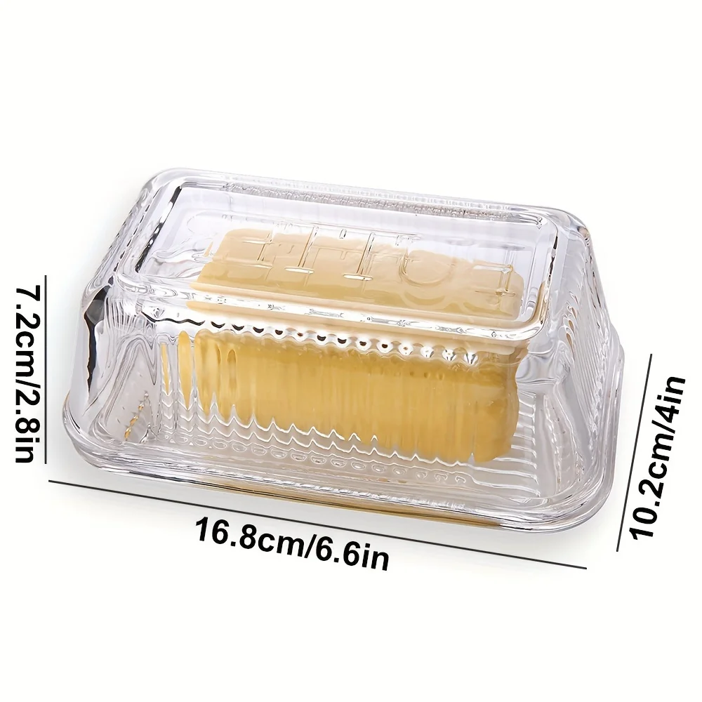 창의적인 투명 버터 용기 뚜껑 포함 케이크 치즈 장식  - Meal Prep Glass Containers 리뷰 및 가격