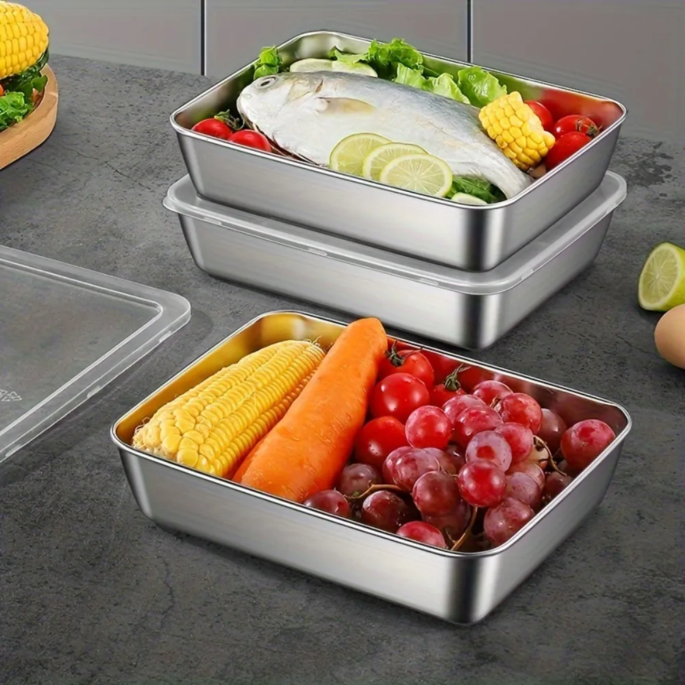 5종 스테인리스 스틸 식품 보관 용기, 냉장고 냉동고용 - Meal Prep Glass Containers 리뷰 및 가격