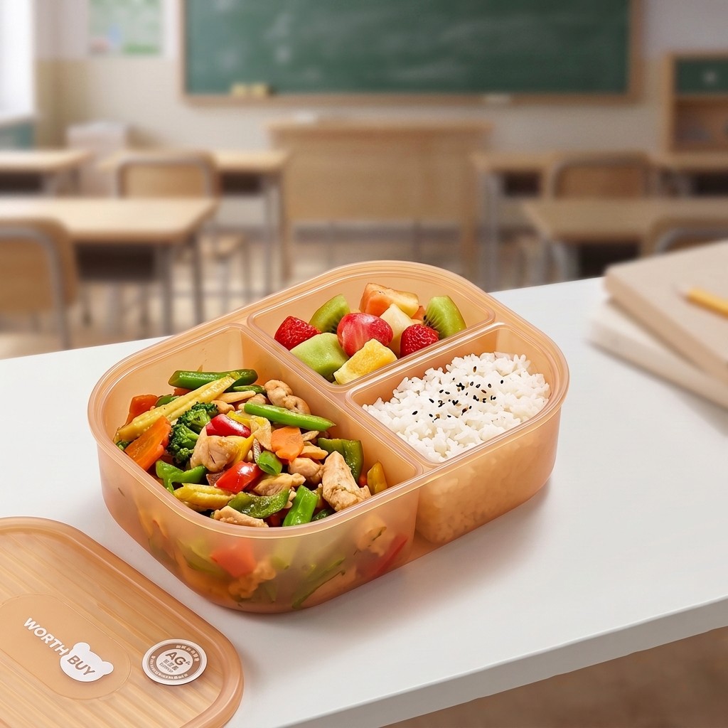일본 플라스틱 도시락 어린이 성인용 학교 도시락 3칸  - Meal Prep Japanese Food 리뷰 및 가격