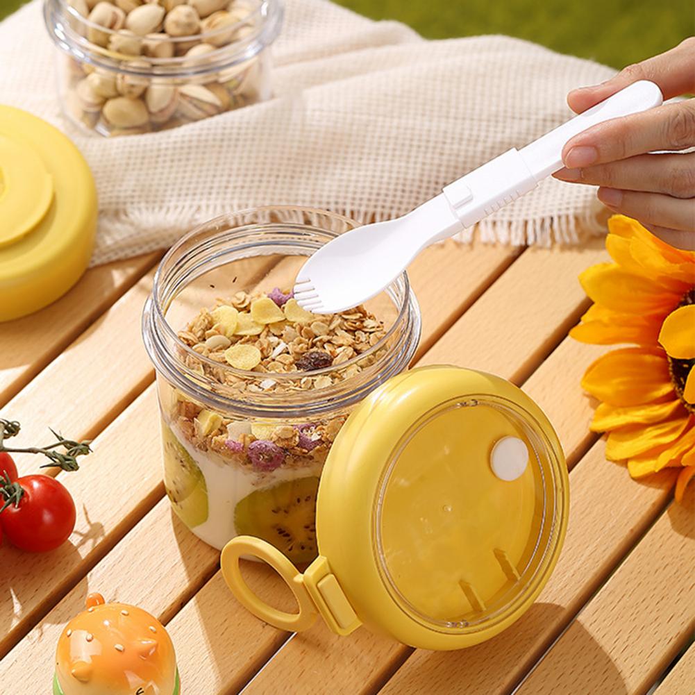 휴대용 아침식사 컵 다기능 투명 오버나이트 오트밀 음식 - Meal Prep Overnight Oats 리뷰 및 가격