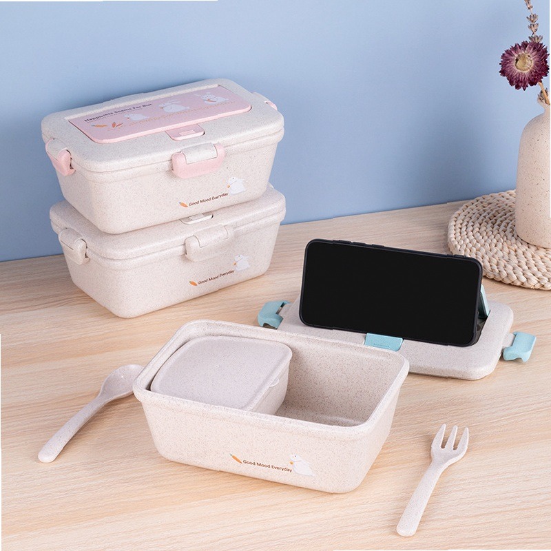 친환경 밀짚 식사 준비 용기 단층 전자레인지 사용 가능 - Meal Prep Diet 리뷰 및 가격