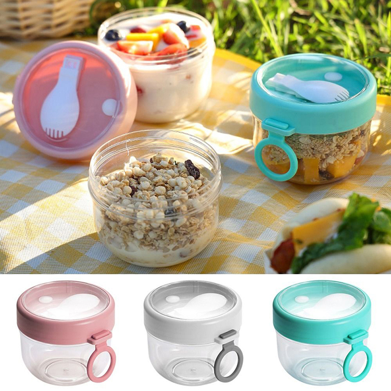 스푼 600ml 식사 준비용 용기 재사용 가능한 오버나 - Meal Prep Overnight Oats 리뷰 및 가격