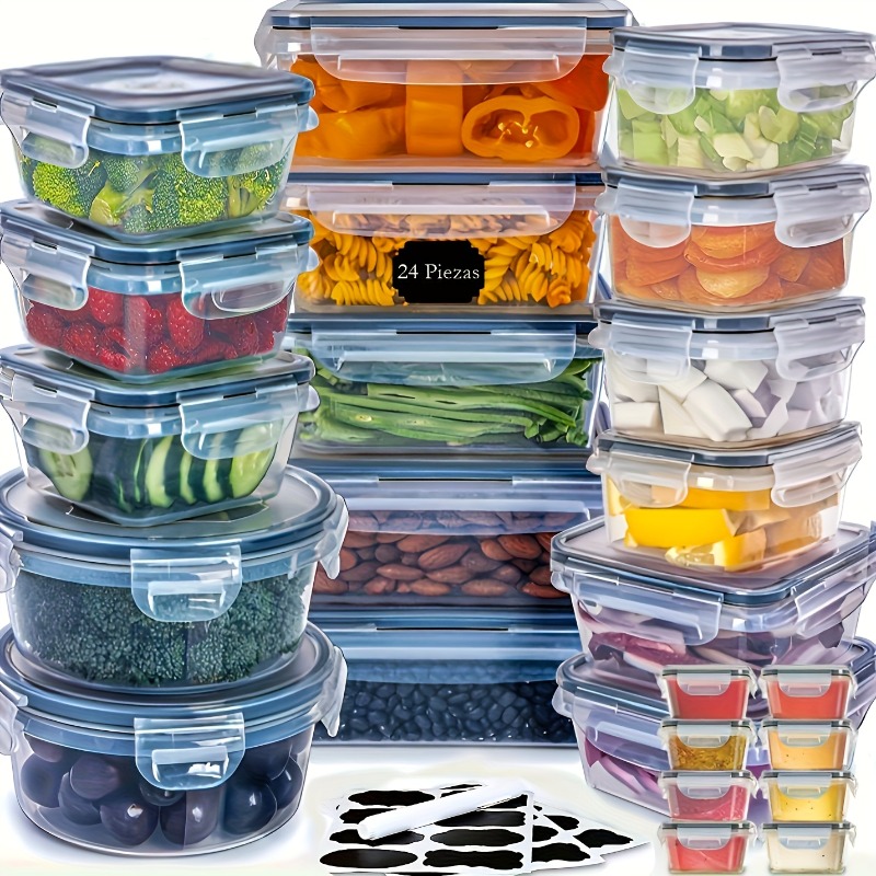 48개 BPA 프리 식품 보관 세트 – 주방, 식료품  - Meal Prep Glass Containers 리뷰 및 가격
