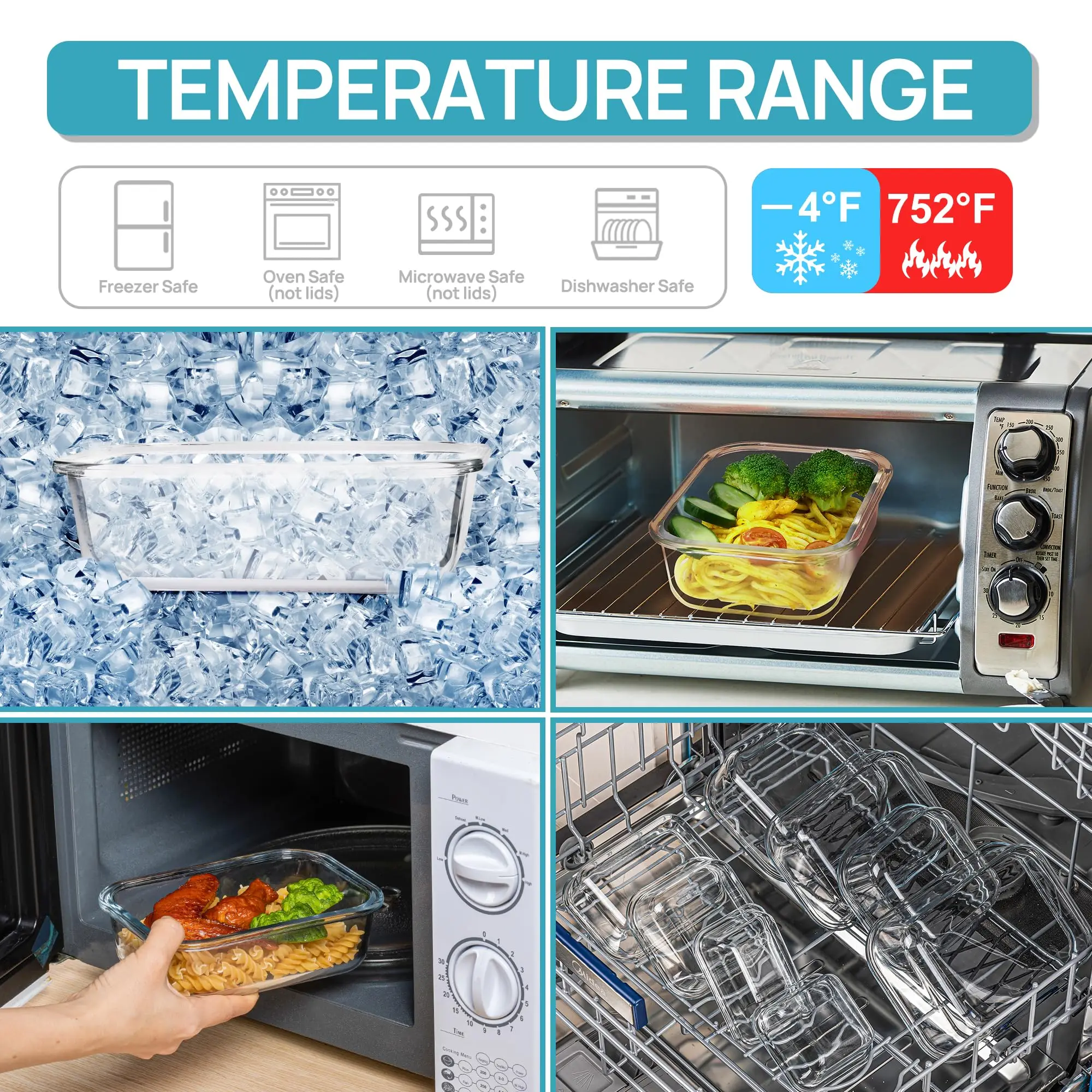 유리 도시락 식품 보관 용기, 식사 준비, 밀폐 도시락 - Meal Prep List 리뷰 및 가격