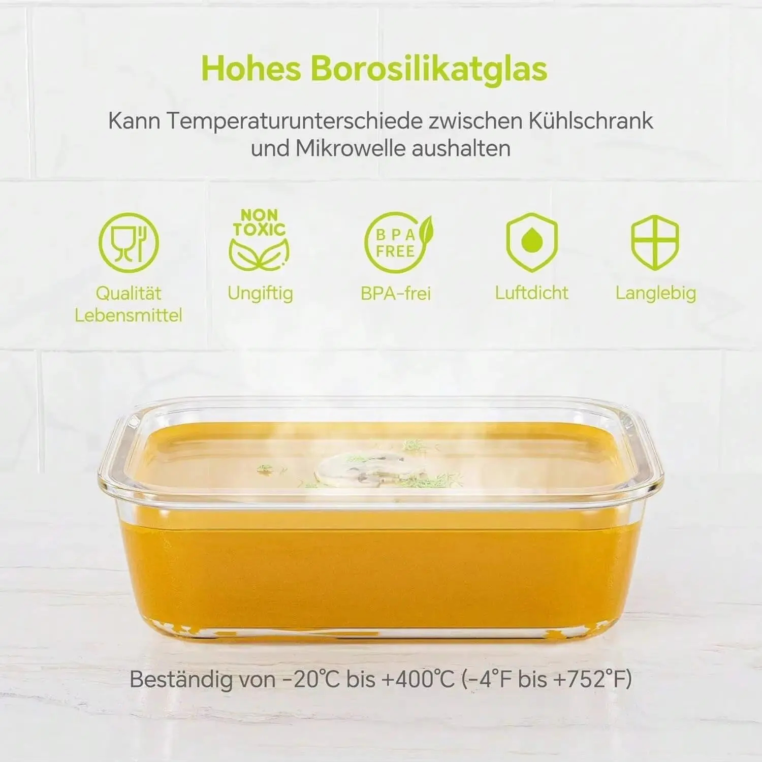 yesGlass 뚜껑이 있는 식품 저장 용기, 식사 준 - Meal Prep Glass Containers 리뷰 및 가격