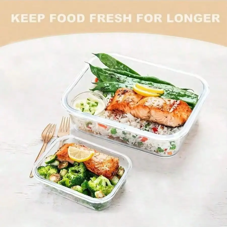 yesGlass 뚜껑이 있는 식품 저장 용기, 식사 준 - Meal Prep Glass Containers 리뷰 및 가격